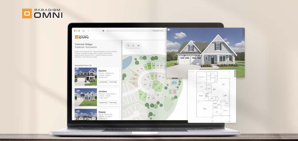 Virtual home design software for builders - Paradigm Omni