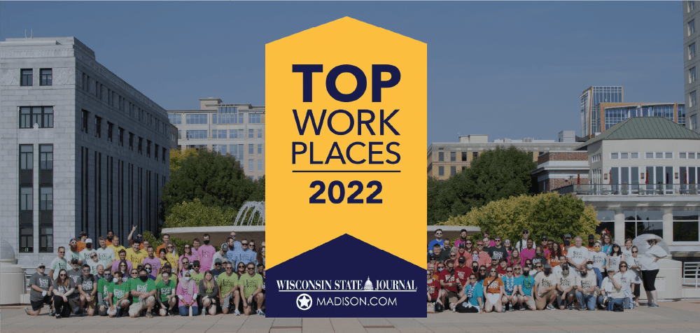 Culture at Paradigm ranked a Top Workplace in Madison, WI