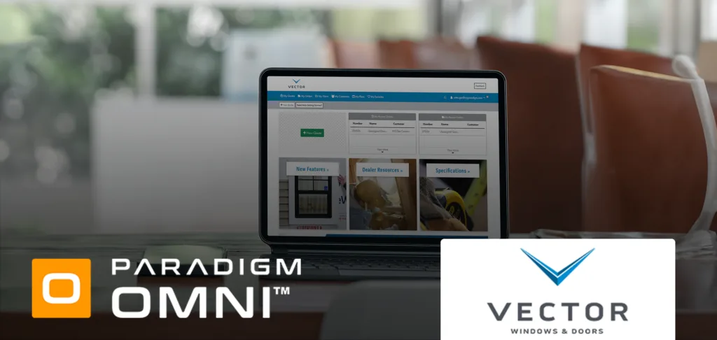 Paradigm Omni Quoting Software supporting Vector Windows & Doors